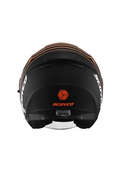 Of669 Track Motosiklet Kaskı Güneş Vizörlü Yarım Açık Motorcu Kask Çok Renkli