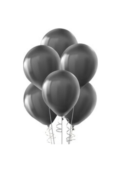 Pastel Balon Siyah Dekor Balonu A