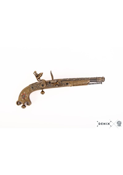 Denix Flintlock Pistol 1760 Scotland 31cm Koleksiyon Obje