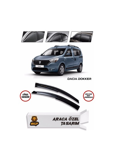 Dacia Dokker Cam Rüzgarlığı 2013-2020 Arası 2 Li Takım