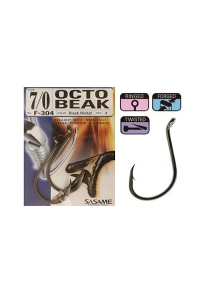 Sasame F-304 Octo Beak 5/0 Serisi Olta Iğnesi 5-0