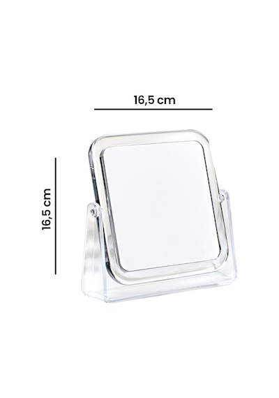 Store Kare Makyaj Aynası 4x Yakınlaştırma Çok Renkli