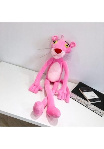 Pembe Panter Peluş Oyuncak 55 Cm Renkli