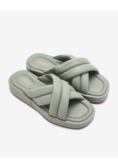 Clarks Alda Glide Kadın Yeşil Terlik 26181184 Yeşil