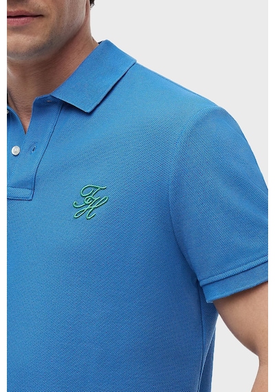 Tommy Hilfiger Logolu % 100 Pamuk Düğmeli Polo Yaka T Shirt Erkek Polo Yaka T Shirt Mw0mw43046 C4u Mavi Tommy Hilfiger Logolu % 100 Pamuk Düğmeli Polo Yaka T Shirt Erkek Polo Yaka T Shirt Mw0mw43046 C4u Mavi