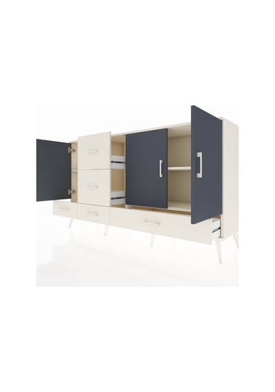 Hyperion Konsol 4 Raflı 5 Çekmeceli 3 Kapaklı 176x44x99 Aytaşı-antrasit/aytaşı Aytası/antrasıt - Aytası Hyperion Konsol 4 Raflı 5 Çekmeceli 3 Kapaklı 176x44x99 Aytaşı-antrasit/aytaşı Aytası/antrasıt - Aytası