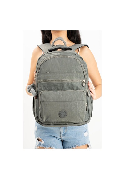 Baginn Kadın Sırt Çantası Laptop Bölmeli Çok Cepli Hafif Klinkır Kumaş 40 30 Cm 001