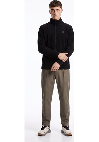 Discovery Expedition D5wm-swt3301 Siyah Dik Basic Erkek Polar Sweatshırt