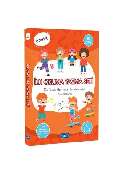 Anetil 1. Sınıf İlk Okuma Yazma Seti 10 Kitap Set