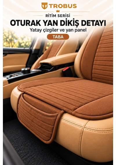 Trobus Ritim Opel Astra 2011-2015 Baby Face Ön İkili Koltuk Minderi Taba