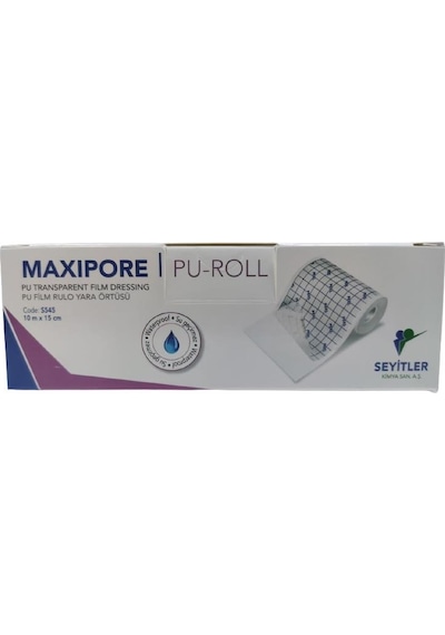 Maxipore PU Film Su Geçirmez Flaster Banyo Bandı 10m x 15cm