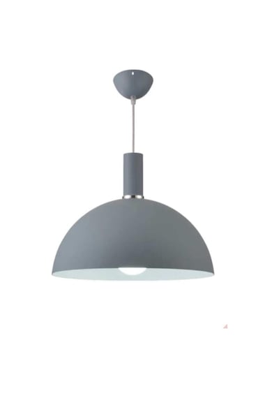Dylight Retro Metal Gri Dekoratif Rustik Kafe Mutfak Avize 30 Cm