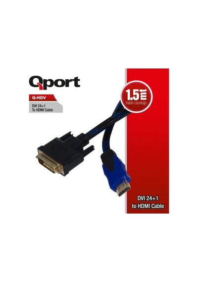Qport Q Hdv Dvı 24 1 To Hdmı Çevirici