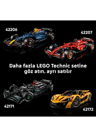 LEGO® Technic™ McLaren MCL39 F1® Araba 42228 - Yetişkinler için 2025 Model Araba İçeren Yaratıcı Model Yapım Seti (1675 parça)