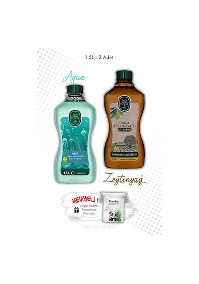Eyüp Sabri Tuncer Aqua Ve Zeytinyağlı 1.5l Sıvı Sabun Ve Rosıe