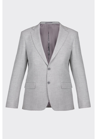 Gri Kapak Cepli Smart Casual Ceket A.gri