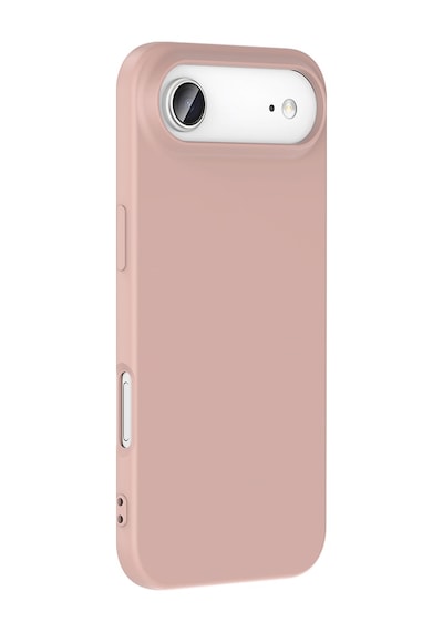 Adige Apple Uyumlu iPhone 17 Air Kılıf Mara Lansman Soft Silikon İçi Kadife Rose Gold