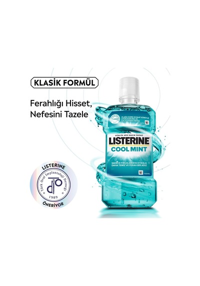 Listerine Cool Mint Ağız Bakım Suyu 1000 Ml X6