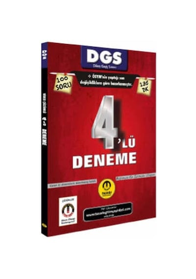 Tasarı Dgs Son Format 4 Lü Çözümlü Deneme
