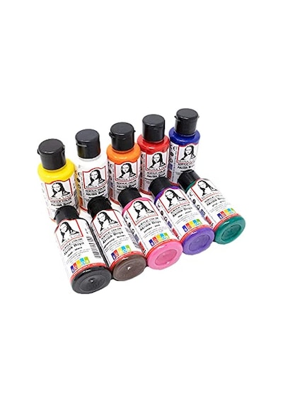 Südor Mona Lisa Akrilik Boya Seti 10 X 40ml Fırça Hediyeli 0,15 L