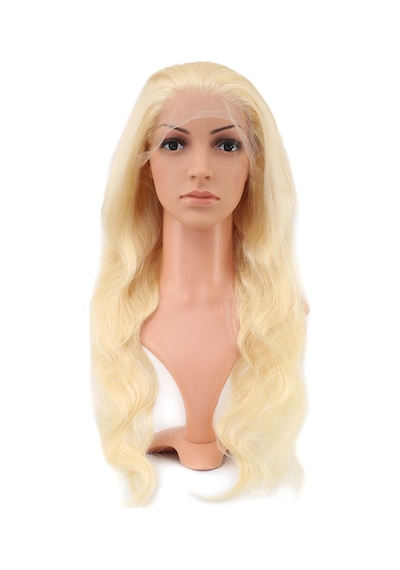 Gerçek Front Lace Dalgalı Platin Tül Peruk - 65-70cm