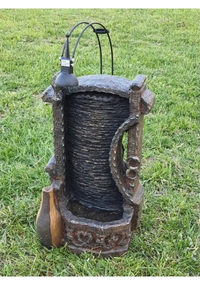 Ledli Küplü Dekoratif Şelale 35X20X16Cm Dw72118 - Masaüstü Şelale