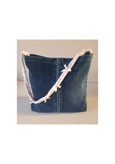 Tuttobene Deny Denim Fiyonklu Pinterest Omuz Çantası Tb042