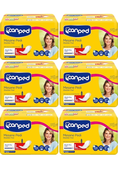 Canped Mesane Pedi Klasik L-Büyük Boy 60 Adet
