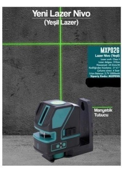 Max-extra Mxp02g Yatay Dikey Nokta Yeşil Lazer  Nivo