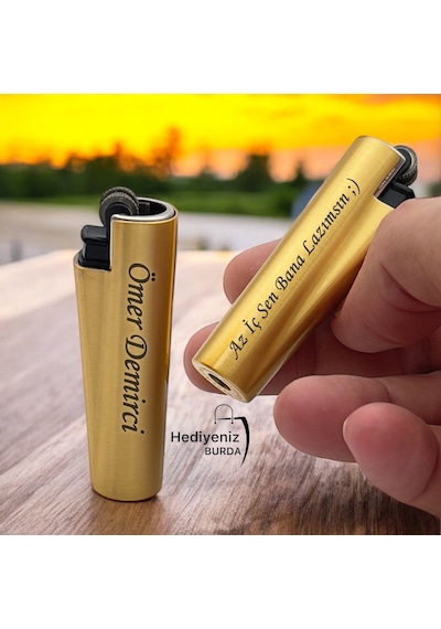 Clipper İsme Özel Clipper Metal Kılıflı Çakmak Clipper İsme Özel Clipper Metal Kılıflı Çakmak