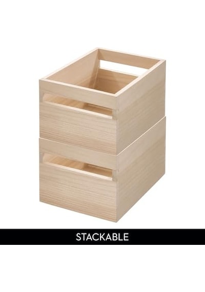 İdesign Kulplu Saklama Kutusu, Mutfak Dolabı Düzenleyici, Raf Veya Saklama Dolabı İçin, Çok Yönlü Kutu, Bej, 25,4 X 19,1 X 15,7 Cm Açık Ahşap İdesign Kulplu Saklama Kutusu, Mutfak Dolabı Düzenleyici, Raf Veya Saklama Dolabı İçin, Çok Yönlü Kutu, Bej, 25,4 X 19,1 X 15,7 Cm Açık Ahşap