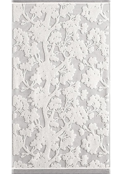 Pamuk Tekli Havlu Jakarlı Karna Eco Batıs - 70 X 140 Taş