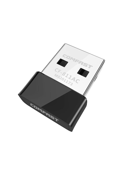 Schulzz Comfast 650 Mbps USB Mini Wi-Fi Adaptörü Rtl811 5Ghz Kablo