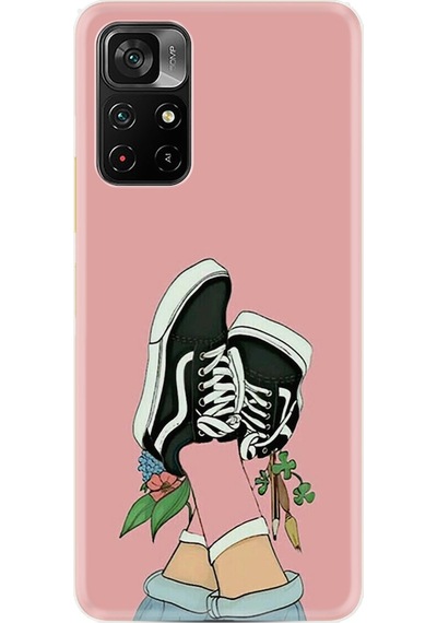Xiaomi Poco M4 Pro Kılıf Resimli Silikon Dog And Girl 1359