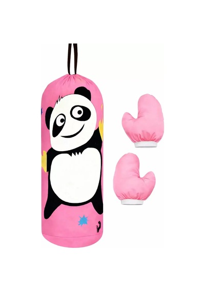 Northcity Panda Pembe Boks Kum Torbası - 2-6 Yaş İçin Çocuk Spor Aleti
