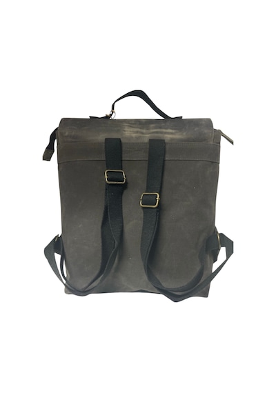 Old Cotton Cargo Vintage Kanvas Su Geçirmez Design Unisex Laptop Bölmeli Gezi Okul Seyahat Kamp Sırt Çantası 29x35cm Gri - Siyah Old Cotton Cargo Vintage Kanvas Su Geçirmez Design Unisex Laptop Bölmeli Gezi Okul Seyahat Kamp Sırt Çantası 29x35cm Gri - Siyah