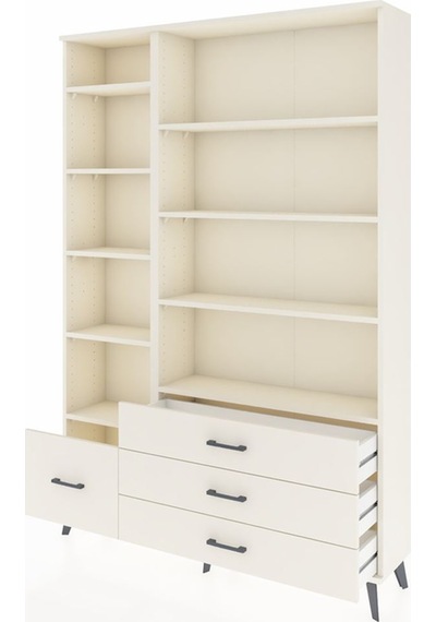 Arges Dolap 9 Raflı 4 Çekmeceli 132x30x195 Aytaşı-aytaşı/aytaşı Aytaşı