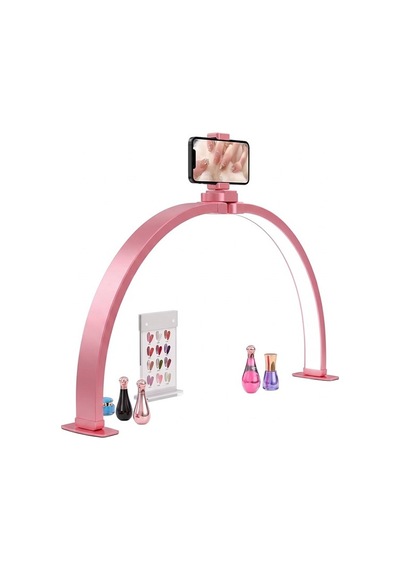 Trled F-700a 70cm Pembe Katlanabilir Masaüstü Manikür Ve Protez Tırnak Lambası