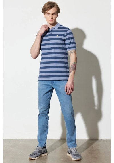 Wrangler Erkek Mavi Polo Tişört W7CDMHXTG Mavi