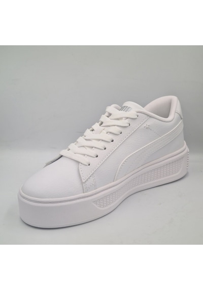 Puma Smash Platform V3 Tdp Beyaz Kadın Sneaker Spor Ayakkabı Beyaz
