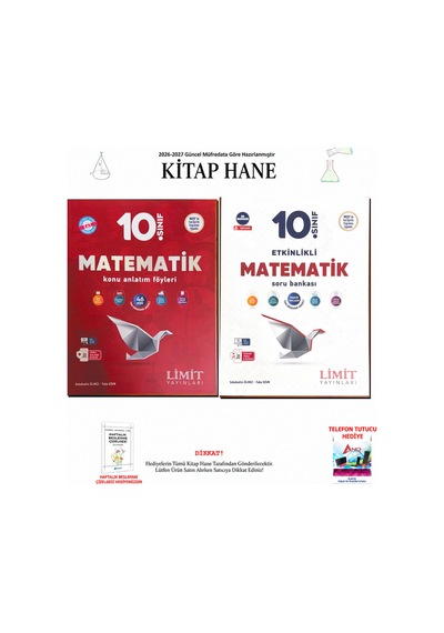 Limit 10. Sınıf Matematik Konu Anlatım Ve Soru 2 Kitap Seti