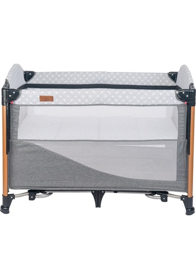 Mamma Luxury Alüminyum Anne Yanı Organizerli Dönenceli Park Yatak Beşik 70 X 110 Cm.