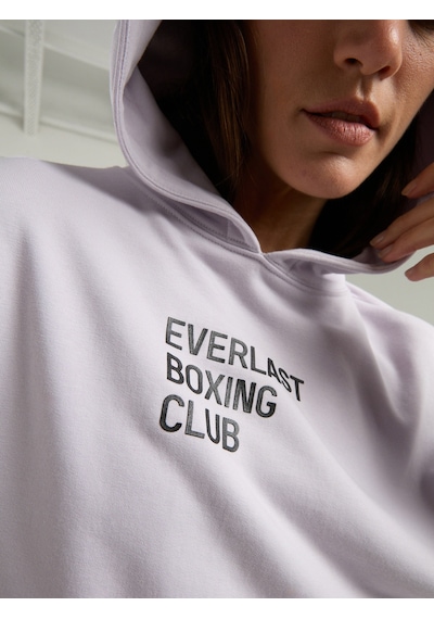 Everlast Boxing Club Wmn Crop Uzun Kollu Lila Kadın Sweatshirt Lila