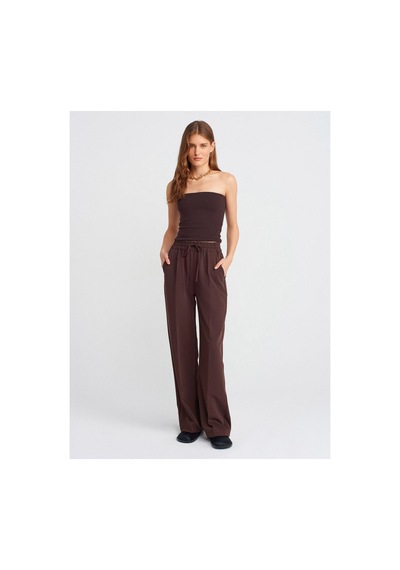 Rouge Basıc Dlv 20659 Straplez Top Kahverengi