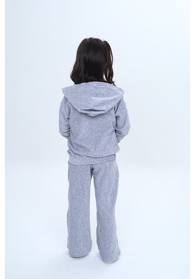 Toontoy Kids Toontoy Kız Çocuk 2'li Takım Kapüşonlu Fermuarlı Cepli Sweatshirt & Beli Lastikli Bol Paça Eşofman Altı - Kadife Kahve Toontoy Kids Toontoy Kız Çocuk 2'li Takım Kapüşonlu Fermuarlı Cepli Sweatshirt & Beli Lastikli Bol Paça Eşofman Altı - Kadife Kahve
