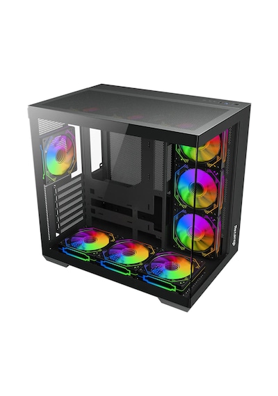 Revenge Supernova 7 RGB Fanlı ATX Temperli Cam Panel Akvaryum Oyuncu Bilgisayar Kasası Revenge Supernova 7 RGB Fanlı ATX Temperli Cam Panel Akvaryum Oyuncu Bilgisayar Kasası