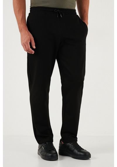 Buratti Regular Fit Normal Bel Düz Paça Erkek Eşofman Altı 5908050 Siyah