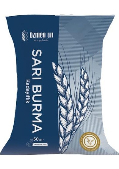 Özmen Sarı Burma Kadayıflık Un 50 Kg
