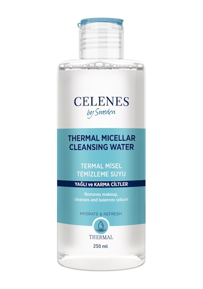Celenes By Sweden Yağlı Karma Cilt Thermal Misel Temizleme Suyu 250 ML