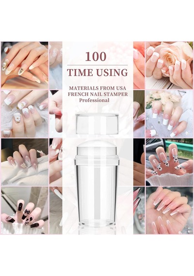 Lexroo Tırnak Süs Damgası, French Stamper, Nail Art, Tırnak Süsleme Aparatı